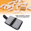 14 Pcs Weekly Monthly Pill Organizer, Big Compartment Pill Case, 7 Day Pill Boxes and Organizer for Fish Oil Vitamin Supplement Storage view 3