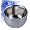 Baluue Accessory Shaving Bowl Shaving Soap Cup Bubble Bowl Stainless Steel for Men's Grooming view 2