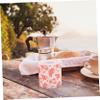 Beavorty 2pcs Rose Printed Toilet Paper Rolls with Floral Design, Thick Wood Pulp Paper Bathroom Cleaning Tissues with Moisture Retention, for Holiday Celebrations and Party Favors view 3