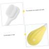 minkissy Lovely Boys and Girls Toothbrush Soft Children Manual Toothbrush with Fine Bristles Comfortable to Hold Yellow Creative Design for Travel Use Toddlers and Children view 2