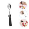 Beaupretty Shake Spoon Adaptive Utensils for Disabled People Elderly Tableware Non-slip Design Comfortable to Hold Cutlery for Tremble Hands Convenient Portable Spork for Adults view 4