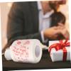 minkissy 3 Rolls Valentine Pattern Decorative Toilet Tissue Roll for Bathroom with Heart Design view 2