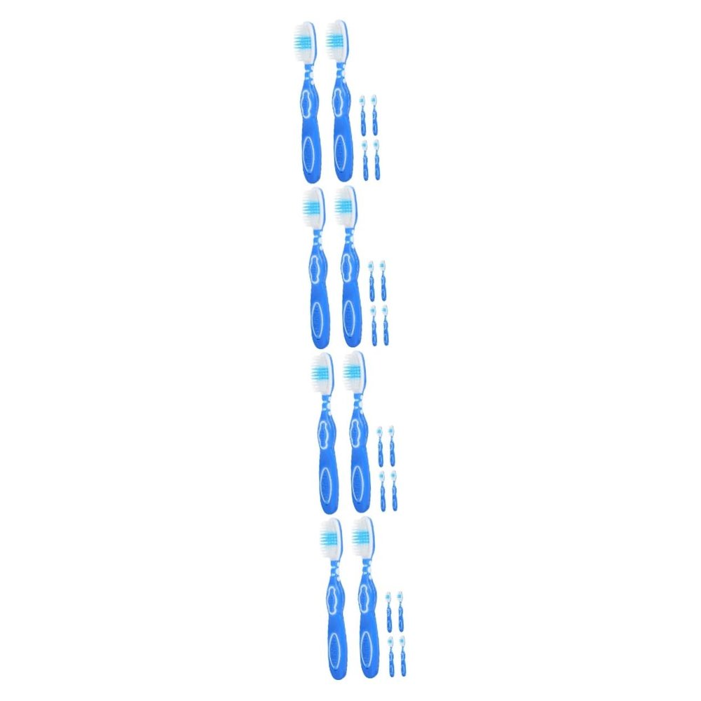 minkissy 24pcs Tiny Toothbrushes for Prison Toothbrush Portable Handle for Daily Use and Teeth Cleaning