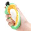 Lovely Fruit Sponge, Dish Washing Cleaning Cloth Scouring Pad Household Kitchen Tool Fruit Shaped Kitchen Sponges for Washing Dishes (Mango) view 2