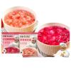 Freeze dried white fungus soup, instant red date snow pear tremella soup, substitute breakfast Congee, healthy vegetable soup, nutritious cereals soup, vegetarian, Dim sum (Strawberry,4 packs) view 2