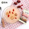 Freeze dried white fungus soup, instant red date snow pear tremella soup, substitute breakfast Congee, healthy vegetable soup, nutritious cereals soup, vegetarian, Dim sum (Red dates,20 packs) view 2
