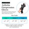 Classy Pal Arthritis Compression Gloves, Hand Pain Relief Punching Gloves, white, M (1 Paar) view 3