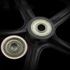 12 Inch Wheelchair Rear Wheels Solid Polyurethane Rear Wheels for Power Wheelchairs/Electric Wheelchairs for Multiple Standard Wheelchair Replacement 12 x 1.9 (300x47) view 3
