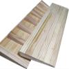 Wood Threshold Ramp for Doorways 6 Inch Rise Portable Wheelchair Ramp Non Slip Curb Entry Ramp for Walker Bike Scooter Supports up to 660lbs 15.7x15.3x6in view 1