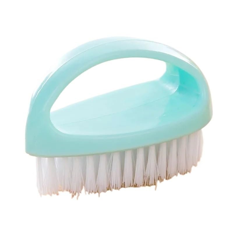 Laundry Brush With Handle Soft Bristle Shoe Brush Multi-Functional Laundry Scrubbing Brush Heavy Duty Scrubbing Cleaning Brush With Handle Portable Laundry Cleaning Brush For Clothes Shoes Carpets(Blu