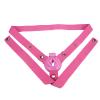 Male Chastity Device with Chastity Belt - Premium Resin Chastity Cage Kit, Ergonomic Contour Design, 4 Interchangeable Sizing Rings, Ideal Adult Gift for Intimate Relationship(3-Pink, S) view 1