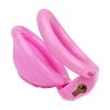 Male Chastity Device with Chastity Belt - Premium Resin Chastity Cage Kit, Ergonomic Contour Design, 4 Interchangeable Sizing Rings, Ideal Adult Gift for Intimate Relationship(3-Pink, S) view 4