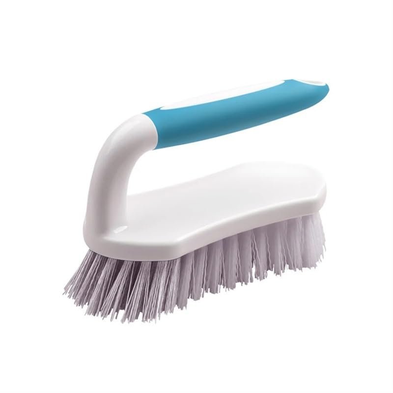 Laundry Brush With Handle Soft Bristle Shoe Brush Multi-Functional Laundry Scrubbing Brush Heavy Duty Scrubbing Cleaning Brush With Handle Portable Laundry Cleaning Brush For Clothes Shoes Carpets(Blu