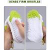 Laundry Brush With Handle Soft Bristle Shoe Brush Multi-Functional Laundry Scrubbing Brush Heavy Duty Scrubbing Cleaning Brush With Handle Portable Laundry Cleaning Brush For Clothes Shoes Carpets(Blu view 3