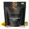 Organic Vitamin E 400IU Plant Based from Sunflower Seed Oil & Cassava Root 60 Vegan Capsules Resealable and Recyclable Pouch by Alpha01 view 1