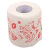Didiseaon 2 Rolls Valentine Toilet Paper Roll Printed Paper Towels for Dispenser Commercial for Valentine's Day Celebrations Soft and Absorbent Toilet Tissue view 4
