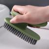 Laundry Brush With Handle Soft Bristle Shoe Brush Multi-Functional Laundry Scrubbing Brush Heavy Duty Scrubbing Cleaning Brush With Handle Portable Laundry Cleaning Brush For Clothes Shoes Carpets(Gre view 2