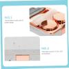 Didiseaon Marble Pattern Contact Lens Case with Mirror, Leak-Proof and Easy to Carry Abs and Glass Makeup Lens Box for Women and Girls, for Home and Outdoors Use view 3