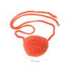 Didiseaon Unisex Nose Warmer Breathable Mask Made of Synthetic Material Hand Made Wool Weaving Simple Shape Nose Cover for Snowboarding and Motorcycling Orange view 4