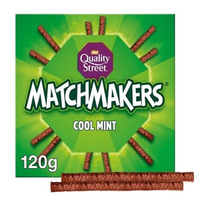 6 x Matchmakers Cool Mint Chocolate Box 120g Delicious Tasty And Twisty Treat Gift Hamper For Birthday,Christmas,Easter,New Year