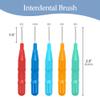 Ainkou 50 PCS Interdental Brushes Braces Brush Tooth Cleaner Mini Toothbrush Dental Tooth Flossing Toothpick Head Oral Dental Brush Hygiene Flosser Cleaning Tool (5 Colors, 3 Sizes) view 2