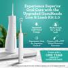 GuruNanda Lion & Lamb Kit 2.0, Electric Toothbrush with Water Flosser Combo, 4 Jet Tips, 4 Brush Heads, & IPX7 Waterproof Design for Complete Oral Care, White view 2