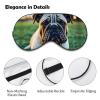 Sleep Mask Soft Comfortable Eye Mask with Adjustable Strap Eye Cover English BulldogsEye Shade for Men Women Work Travel view 3