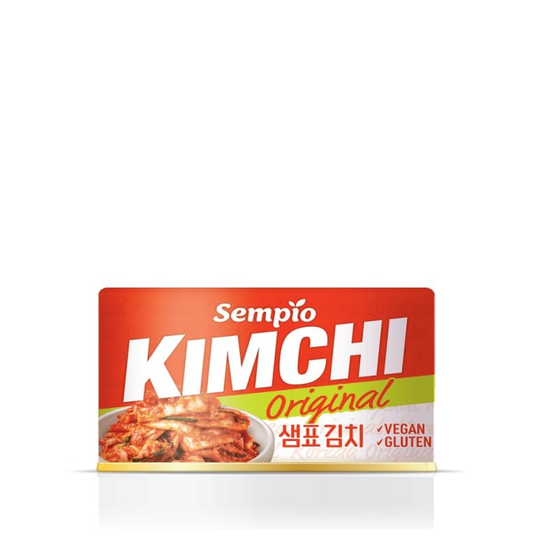 Sempio Original Can Kimchi 5.64oz(Pack of 12), Korean Authentic Fermented Pickled Cabbage, Perfect with Ramen, Noodles and Rice, Shelf Stable Canned Kimchi