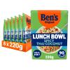 Ben's Original Lunch Bowl Spicy Thai Coconut ready in 90 seconds Grains and Rice Ready Meal serves 1 multipack 6x 220g view 1