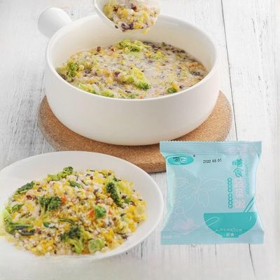 Pumpkin and millet porridge, corn vegetable Congee, fruit oatmeal, instant cereal Congee, breakfast substitute Congee, nutritional coarse grains, corn soup (Vegetable Congee,10 packs)