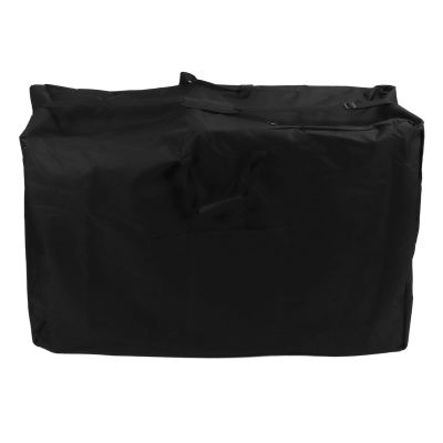 Foldable Wheelchair Storage Bag Wheelchair Bag, Rollator Travel Bag Large Capacity Oxford Cloth Foldable Wheelchair Travel Bag for Car Travel Luggage Outdoor Black