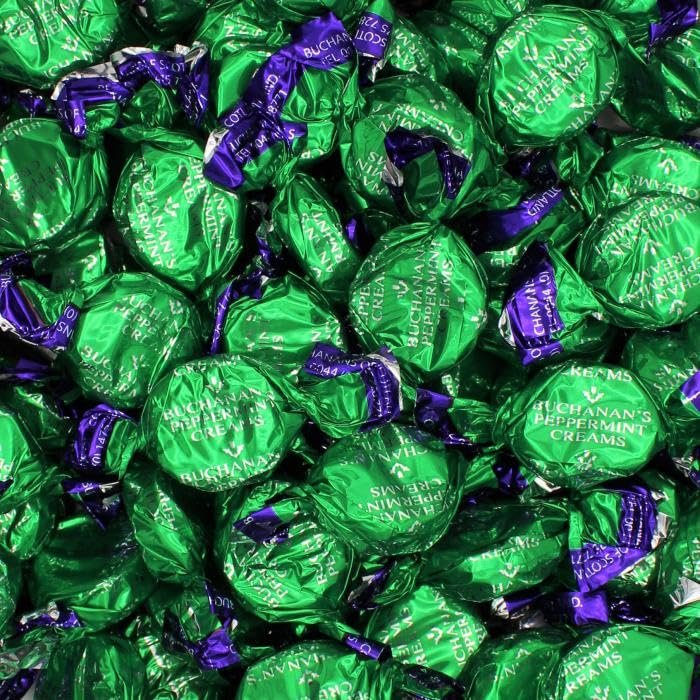 Chocolate Peppermint Creams 225g Sweet Pouch