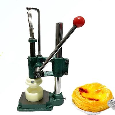 Commercial Egg Tart Pressing Machine - Manual Egg Tart Making Machine for Home Use, Restaurant, and Cake Shop - Custard Tart Shell Molding Hand Press - Egg Tart Skin Tool