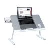 Folding bed table Folding Bed Table Desk Bureau Shelf Workstation Furniture Room Office Folding Portable Pc Gaming Height Adjustable Laptop Stand For office and leisure use on sofa and bed(30cm) view 3