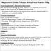 Magnesium Citrate Tribasic Anhydrous Powder - Vegan Friendly - Non GM (100g) view 2