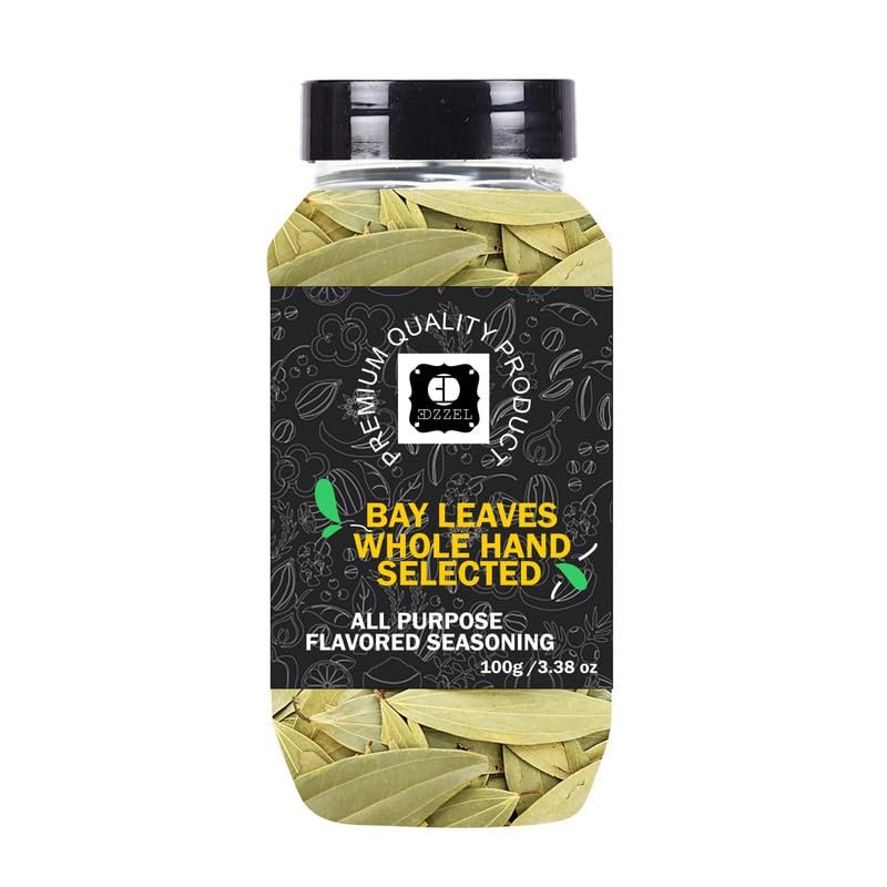 EDZZEL Natural Indian Bay Leaves Whole (Hand Selected) -100 GRAM Box (Set Of 3)
