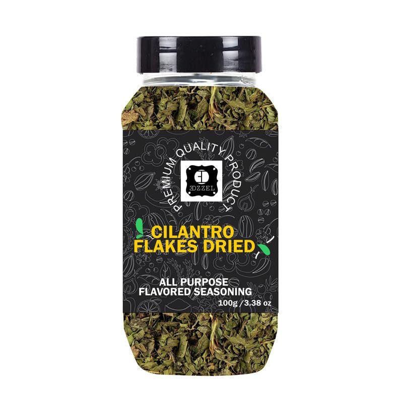 EDZZEL Natural Indian Cilantro Flakes, Dried -100 GRAM Box (Set Of 3)
