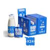 MYOM - Oat Milk Drink with Free Glass Bottle - Makes 12 Litres - 500ml Value Bundle - Vegan Plant Based Oat Drink with Vitamin D3, Vitamin B12 and Iodine - Low Sugar - Dairy Free Plant-Based Milk view 1