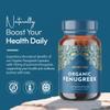 Ayurvediq Organic Fenugreek Capsules - 120 Vegan High Strength Fenugreek Powder Capsules for Lactating Mums, Hormonal & Blood Sugar Balance, Natural Supplements for Digestion view 4