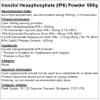 Inositol Hexaphosphate Powder (IP6) - 500g - Vegan - Non GM view 2