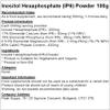 Inositol Hexaphosphate Powder (IP6) - Vegan - Non GM (100g) view 2