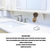 TIKATARER Safety Holder Stand, Stainless Steel Safety Stand, Holder Modern Fast Drying Holder Base for Men for Bathroom Use (Stainless steel 2) view 2