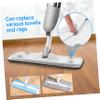 minkissy Spray Mop Dust Mop for Floor Cleaning with Large Water Tank Wet and Dry Use Squeegee Rotatable Head Washable Pads for Hardwood Laminate Tile Kitchen Floors view 3