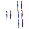 Didiseaon 8pcs Ergonomic Handle Denture Cleaning Brush Double Sided Soft Toothbrush for Denture view 1