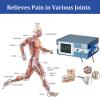 Extracorporeal Shockwave Therapy Machine, 0.5-10 Bar 1-21Hz Pneumatic Shock Wave Therapy Equipment with 5 Massage Heads, for Pain Relief and ED Treatment view 2