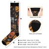 SKYSHU Halloween Pumpkin Bat Compression Socks for Women Men(1 Pair), Non-Slip Circulation Knee High Stockings Long Tube Stocking for Running Cycling Travel Nurse Medical,20-30 mmHg view 3