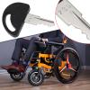 LT Easiyl 2pcs 739 Double Wheel Spare Key Replacement Keys Compatible with TGA Wheelchair Powerpack Duo Disabled and Elderly People Use Black view 3