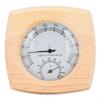 CNANRNANC Sauna Hygrothermometer, 140 mm Sauna Thermometer Hygrometer Wood, Sauna Room Accessories, Hygrometer Thermometer Sauna view 1