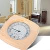CNANRNANC Sauna Hygrothermometer, 140 mm Sauna Thermometer Hygrometer Wood, Sauna Room Accessories, Hygrometer Thermometer Sauna view 2