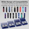 4 Pieces Professional A5-Style Dog Cat Grooming Animal Clipper Attachment Guard Guide Combs, 3mm, 6mm, 10mm, 13mm Compatible with Oster A5/A6 Andis AG BG Wahl KM 2/5/10 Series Pet Groomers (Blue) view 3